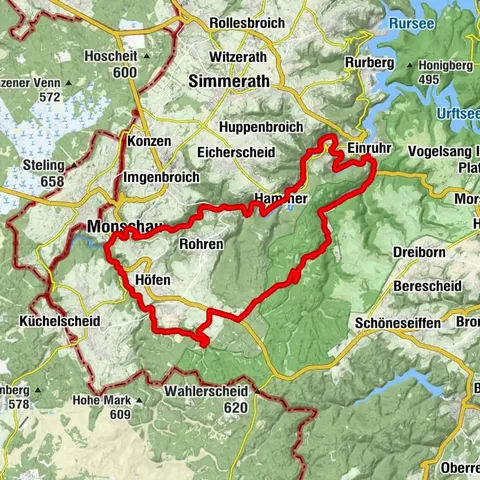 Monschauer Heckenland-Route - Einruhr-Monschau-Rundfahrt