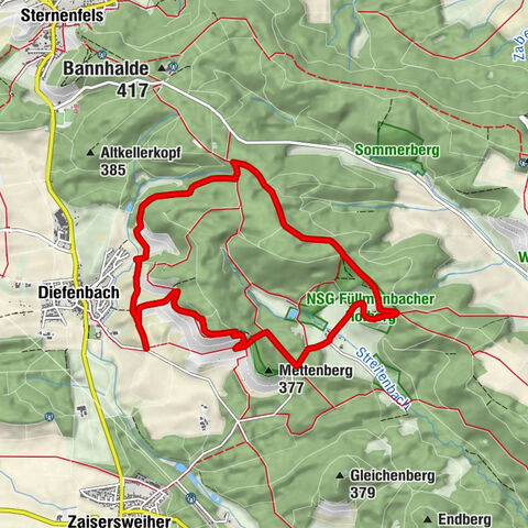 Wandern wo der König wächst