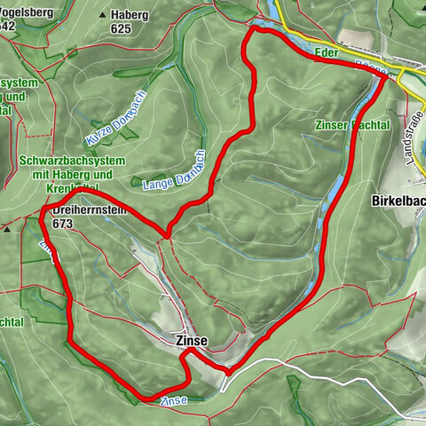 Rothaarsteig-Spur - Zinser Grenzpfad