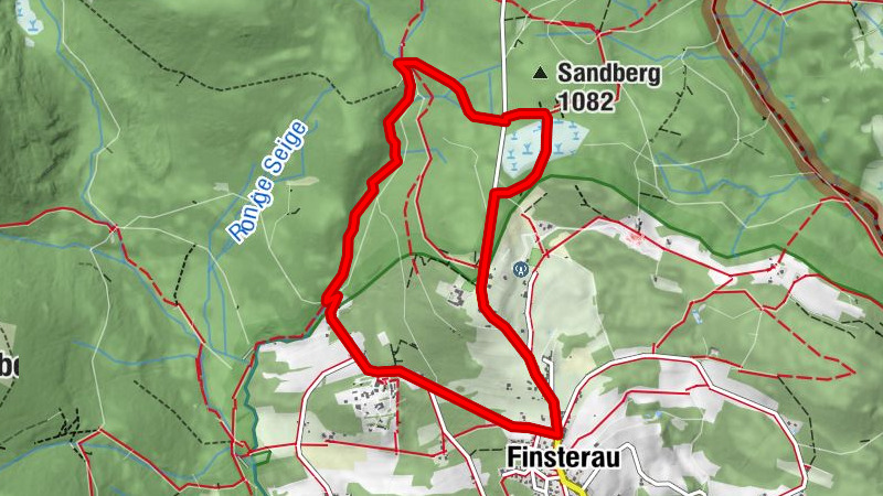 Durchs Finsterauer Filz zur Alten Klause