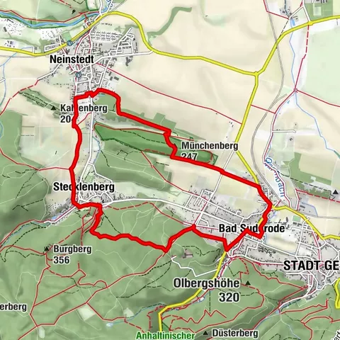 Bad Suderode - NSG Münchenberg - Neinstedt - Stecklenberg - Bad Suderode