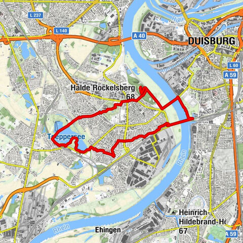 Entdeckerrunde durch Parkanlagen links und rechts des Rheins