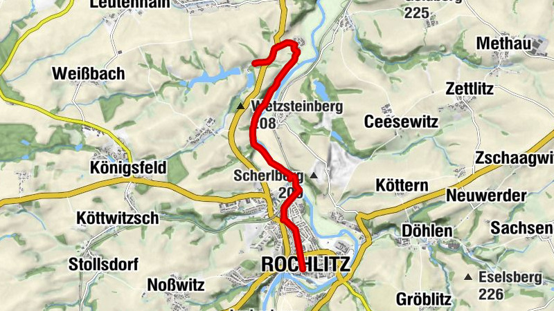 Natur genießen zwischen Rochlitz und Weiditz