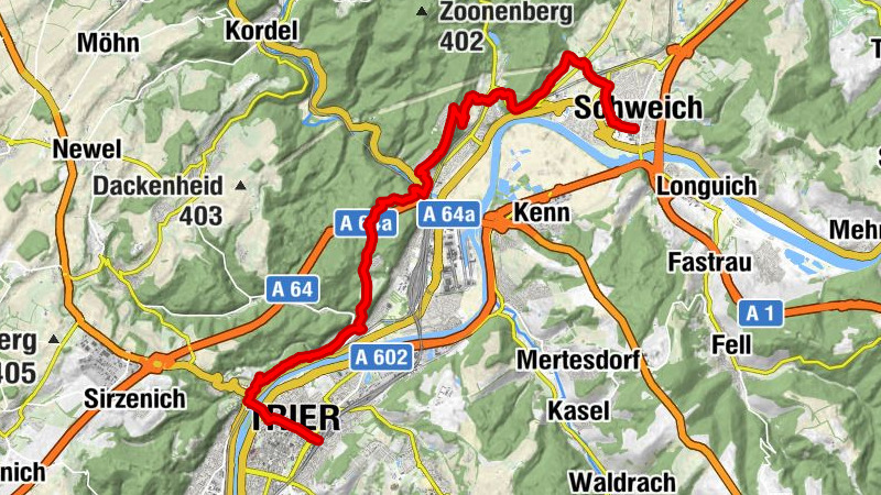Moselsteig Trail Stage 05: Trier – Schweich