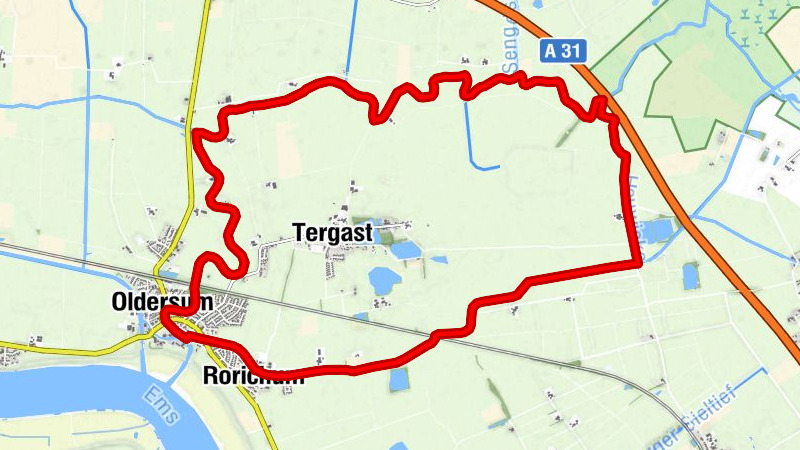 Kanutour Rundkurs Moormerland - Rorichum