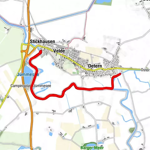 Kanutour Tidetour Stickhausen - Französischer Weg