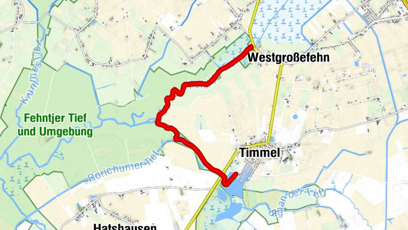 Kanutour von Timmel nach Westgroßefehn und zurück