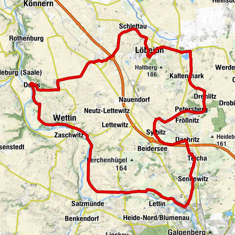 Wettiner Weg - Westroute