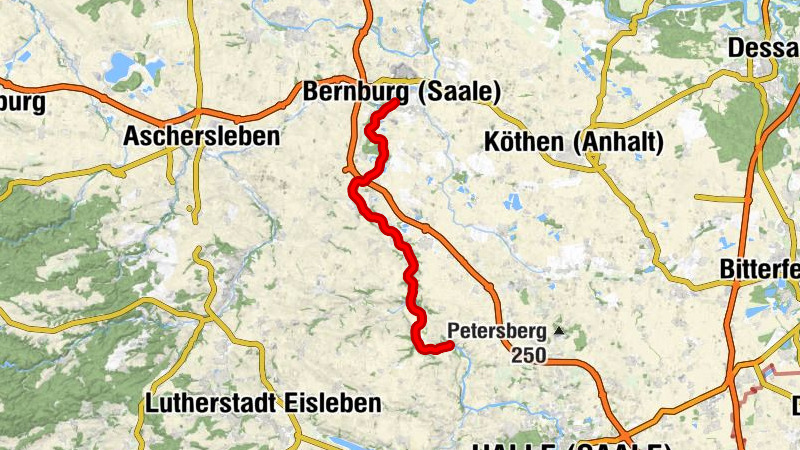 Saale - Etappe 16 am Blauen Band - Von Kloschwitz nach Bernburg