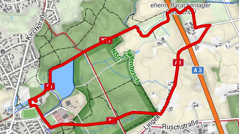 Spaziergang durch das Rotbachtal