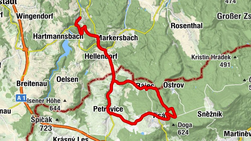 Cycle tour to the Tyssa Walls