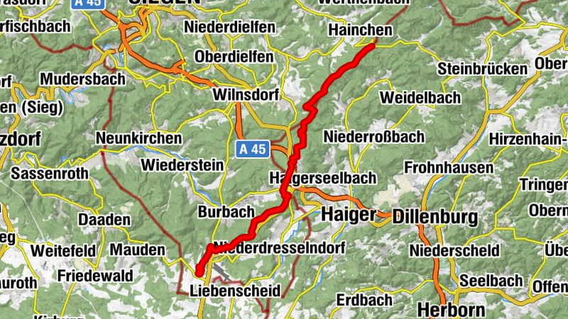 Siegerland-Höhenring Etappe 2: Haincher Höhe - Burbach/Lippe