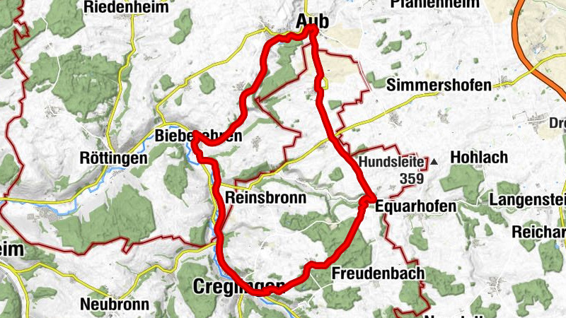 Erlebnistour 11: Taubertal und Gaubahn