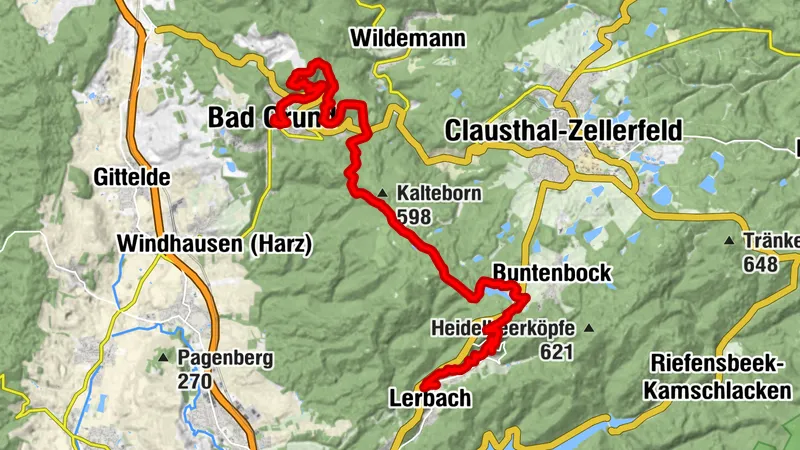 Harzer BaudenSteig 1: Von Bad Grund nach Lerbach