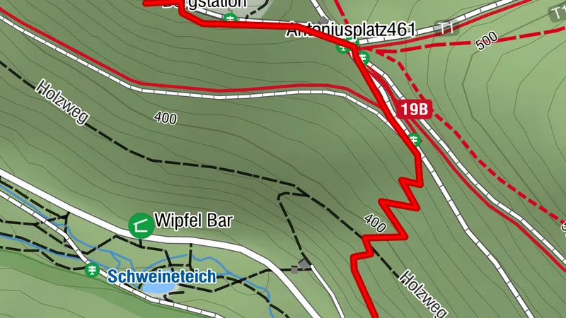 Großer Burgberg - Baumwipfelpfad | Kurze Strecke | Rundwanderweg