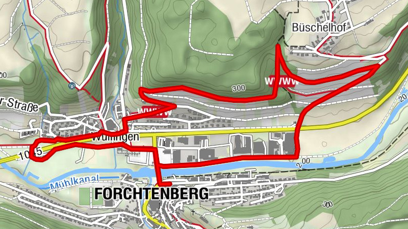 Nordic Walking in Hohenlohe- Talblickrunde Forchtenberg