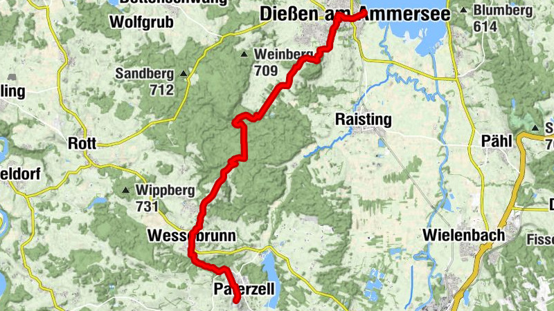 Fernwanderweg am 13. Juni 2023