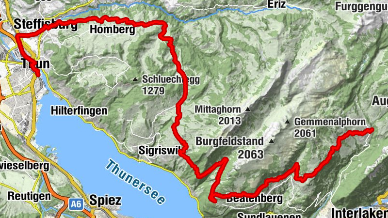 Mountainbike am 5. Oktober 2023