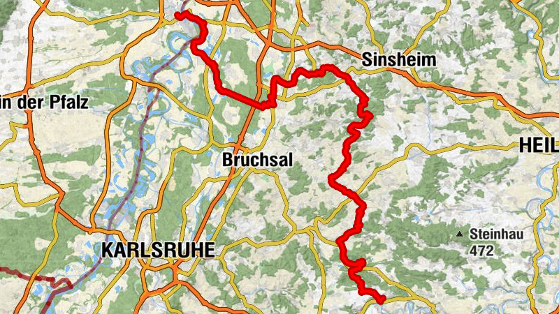 Speyer- Mühlacker -Welterbe-Tour 2/2