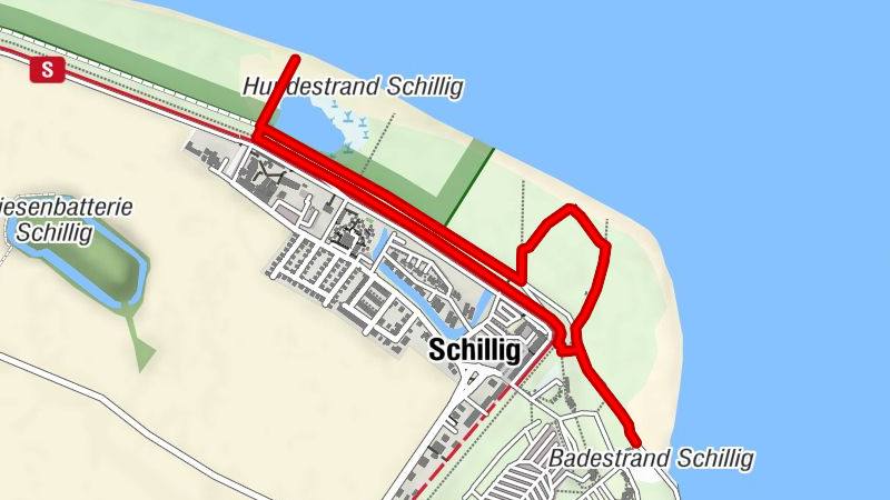 Salzwiesen Spaziergang Schillig