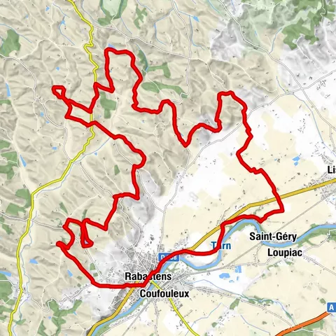Mountainbike-Tour 1 Rabastens über die Kapellen