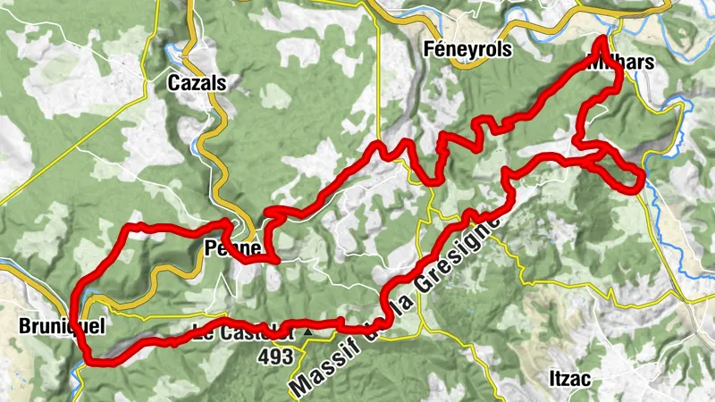 Mountainbike-Rundkurs Nr. 33 Der Marathon