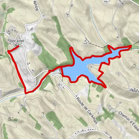 Wanderweg zum Briax-Stausee