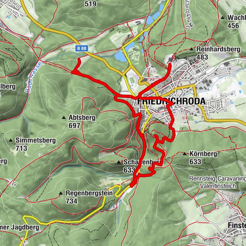 GeoRoute 7 - "Friedrichrodaer Bergbaupfad" - UNESCO Global Geopark Thüringen Inselsberg - Drei Gleichen