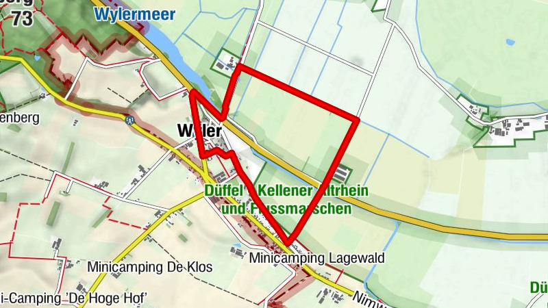 Laufstrecke 8 Kranenburg