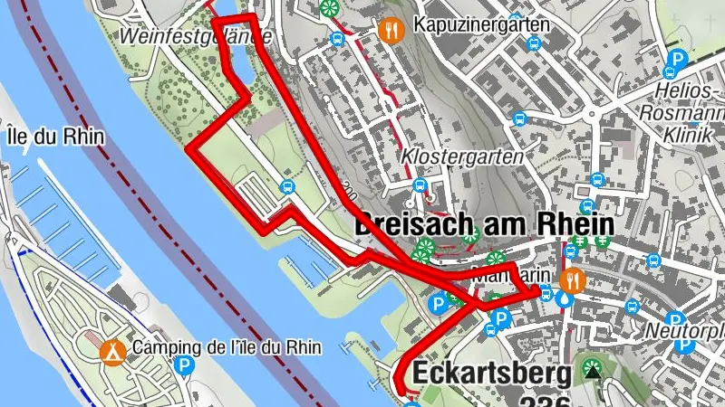 Rundgang vom Schiffsanleger durch die Breisacher Unterstadt mit Besuch des Museums