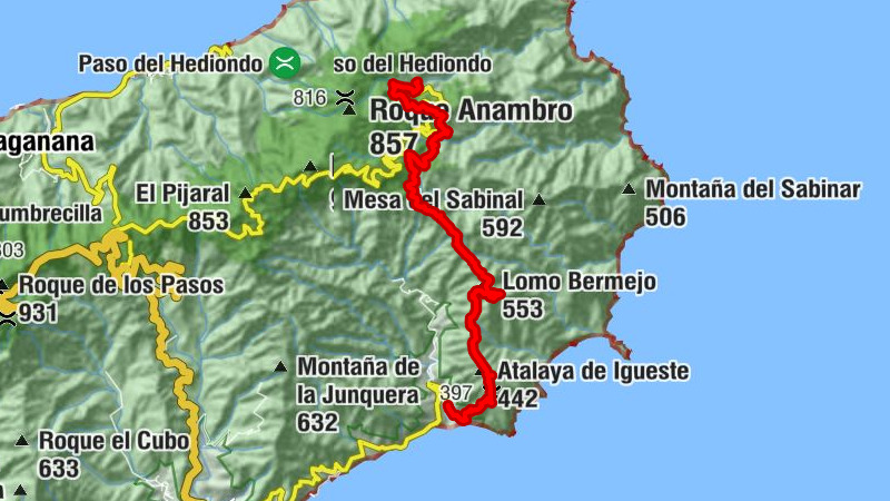🇪🇸 Tenerife - Anaga: PR-TF 5.1 + 5 (MOD) Igueste - La Atalaya 👁️ - Lomo las Bodegas - Chamorga