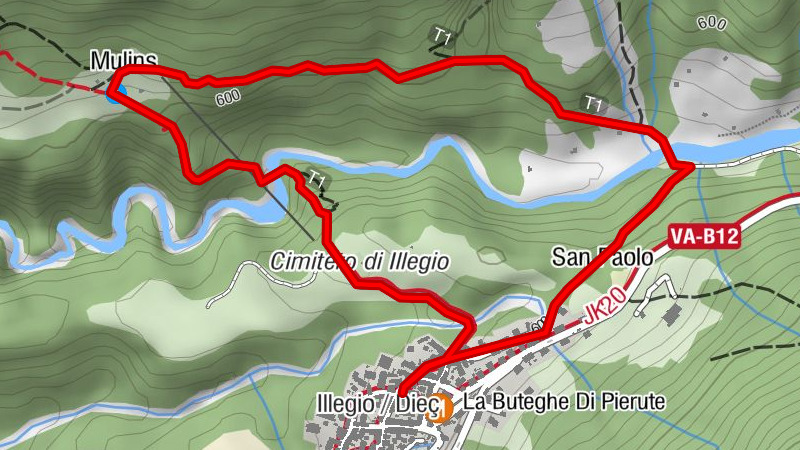 San Floriano - Mulins - Ronc - Illegio