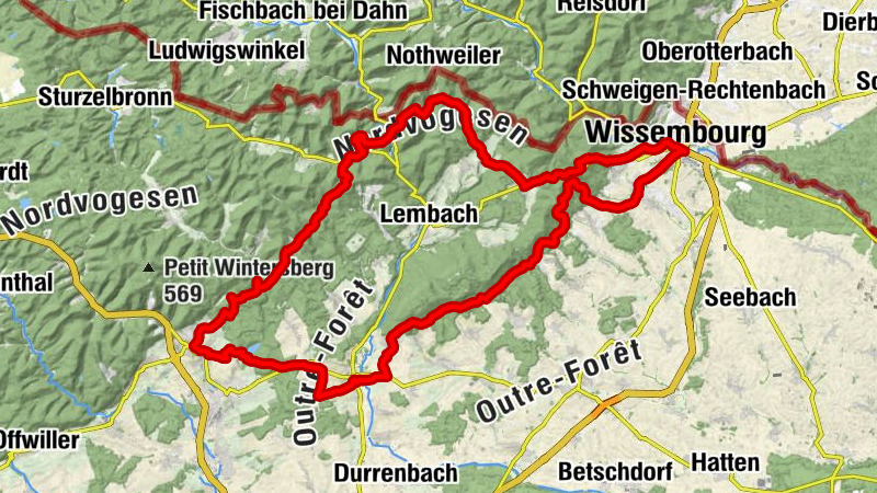 4-Tages-Rundwanderung in den Nordvogesen