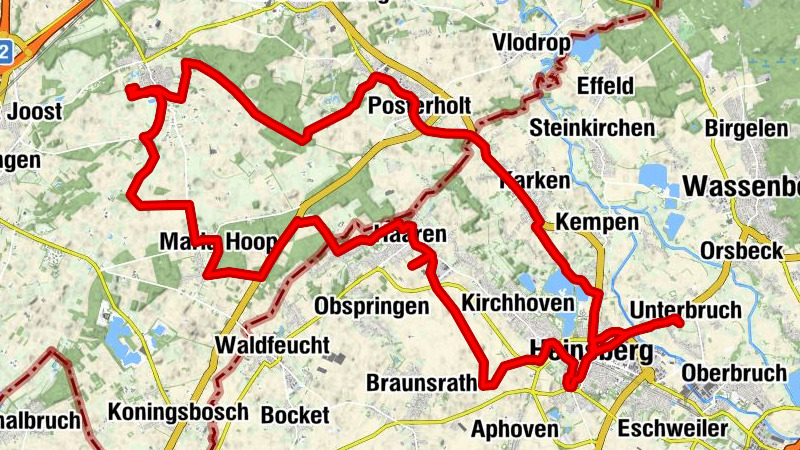 Radeln nach Zahlen durch Wald und Flur zu unseren niederländischen Nachbarn (RW 102)
