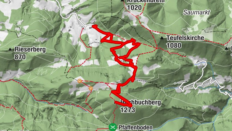 Skitour Steinbach an der Steyr - Hochbuchberg