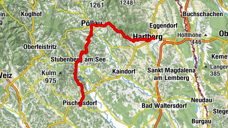 Pischelsdorf-Stubenberg-Pöllau-Hartberg