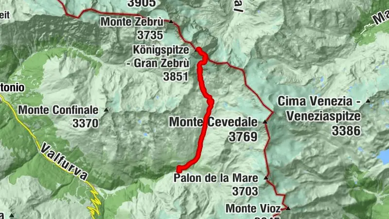 Königspitze von den Forni