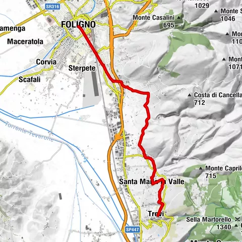 Camino di San Francesco | Etappe 10 Foligno-Trevi