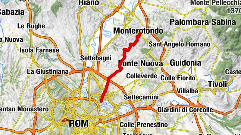 Camino di San Francesco | Etappe 21 Monterotondo - Monte Sacro