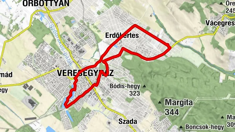 Rövid körtúra Veresegyház környékén