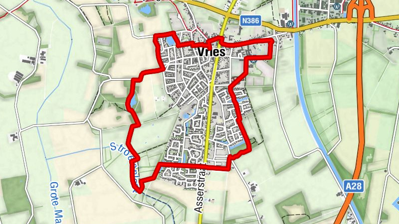 7,5 km - Vries