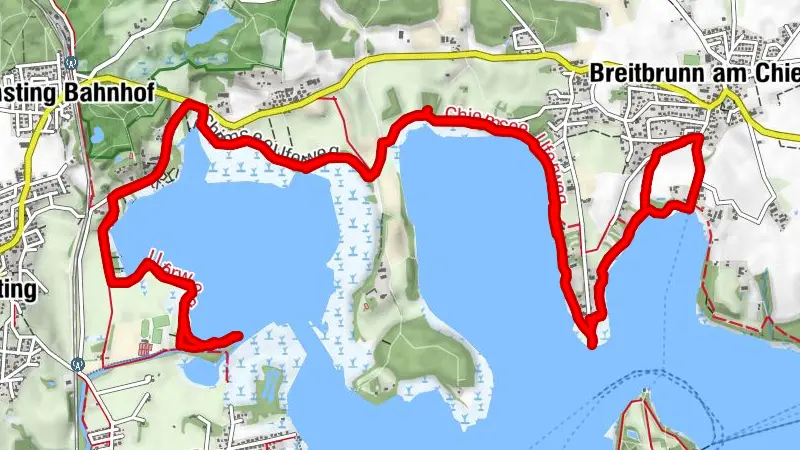 Breitbrunn am Chiemsee, Oberbayern/Deutschland