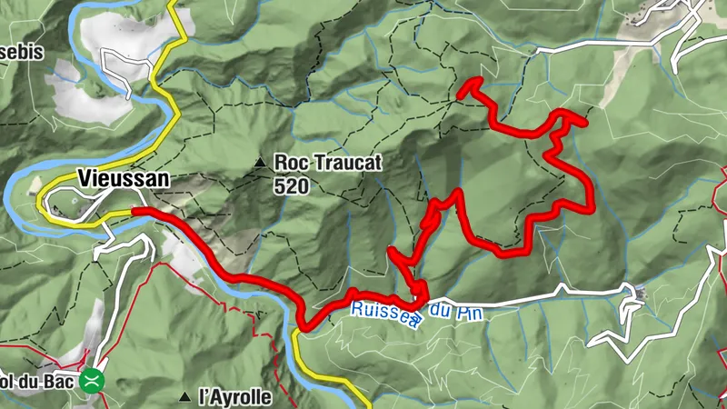 ENDURO VERBINDUNG NR. 7 LE PIN - MTB-FFC CAROUX IM HOHEN LANGUEDOC