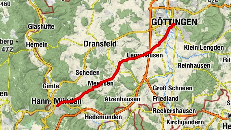 WHH Etappe 1: Hann. Münden - Göttingen