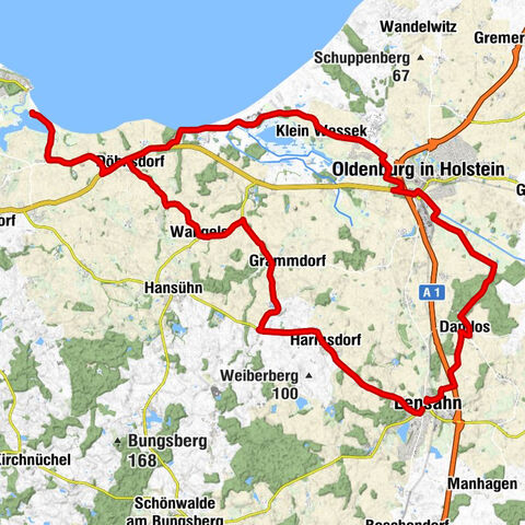 (DE) Mit dem E-Bike vom Land an den Strand / (DK) På el-cykel over land – ud til vandet