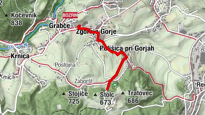Grabče - Sv. Jurij - Zgornje Gorje - Gorje