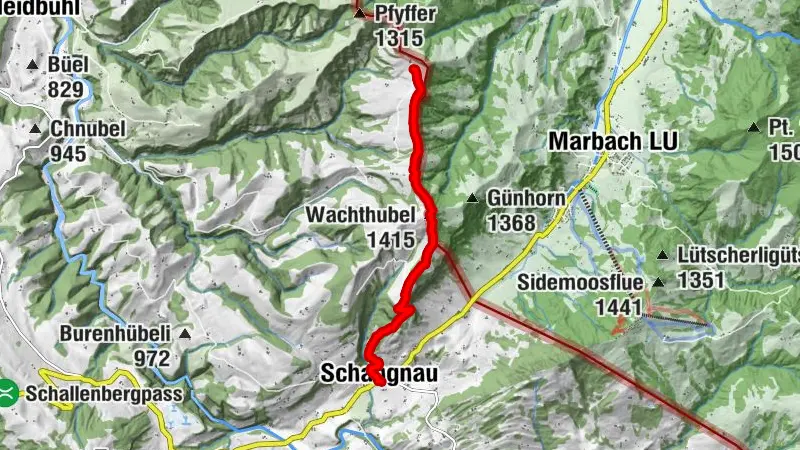 Höhenweg Entlebuch Emmental Etappe 5: Grosshorben – Schangnau
