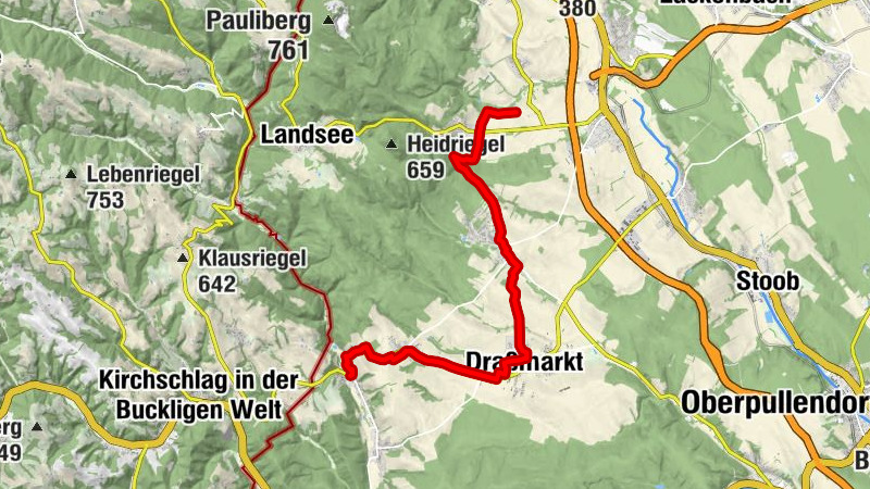 B49 Naturpark-Radwanderweg