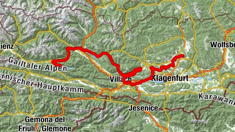 Kärnten Seen-Schleife | 2-Tages-Challenge | 2. Etappe Weissensee - Millstätter See - Ossiacher See - Längsee