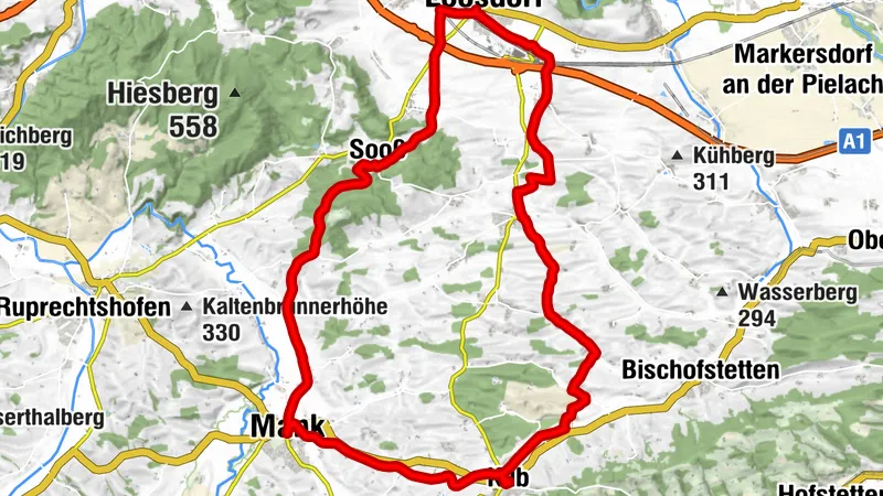 Loosdorf > Mank > Kilb > Loodorf